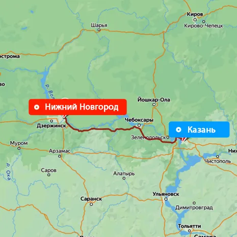 Грузоперевозки Казань — Нижний Новгород
